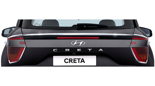 Tail Boot Garnish for Creta Chrome Hyundai