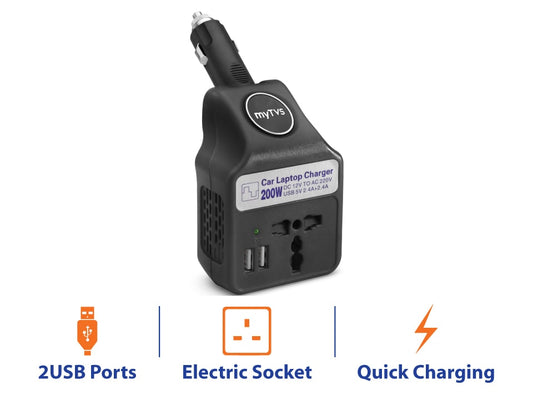 myTVS TLC-28 Car Laptop Charger