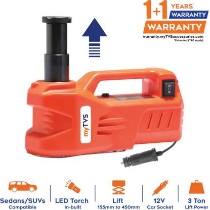 MYTVS 1 Car Jack Set, 1 Impact Wrench Set Combo