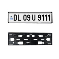 Car Number Plate Frame (Black)