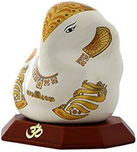 Ceramic Ganesh Statue for Car Dashboard