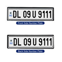 Car Number Plate Frame (Black)