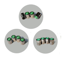 Green Tire Valve Cap for Nitrogen Air Only (Set of 4)