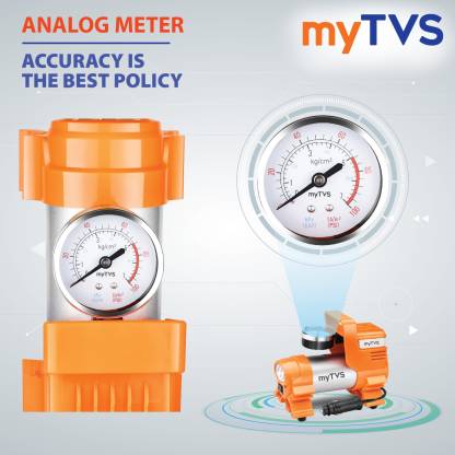 myTVS Tyre Air Pump for Car & Bike