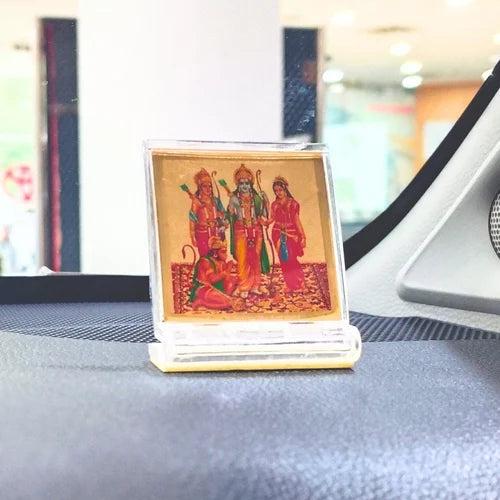 Ram Sita Idol Frame For Car Dashboard