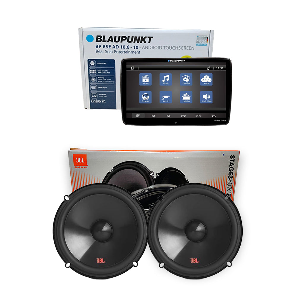 Combo of JBL Speaker with Blaupankt Touch Screen