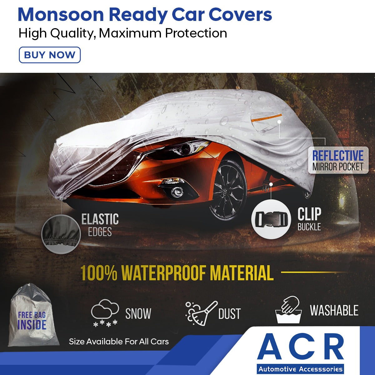 AutoFurnish Car Body Cover for Hyundai Aura