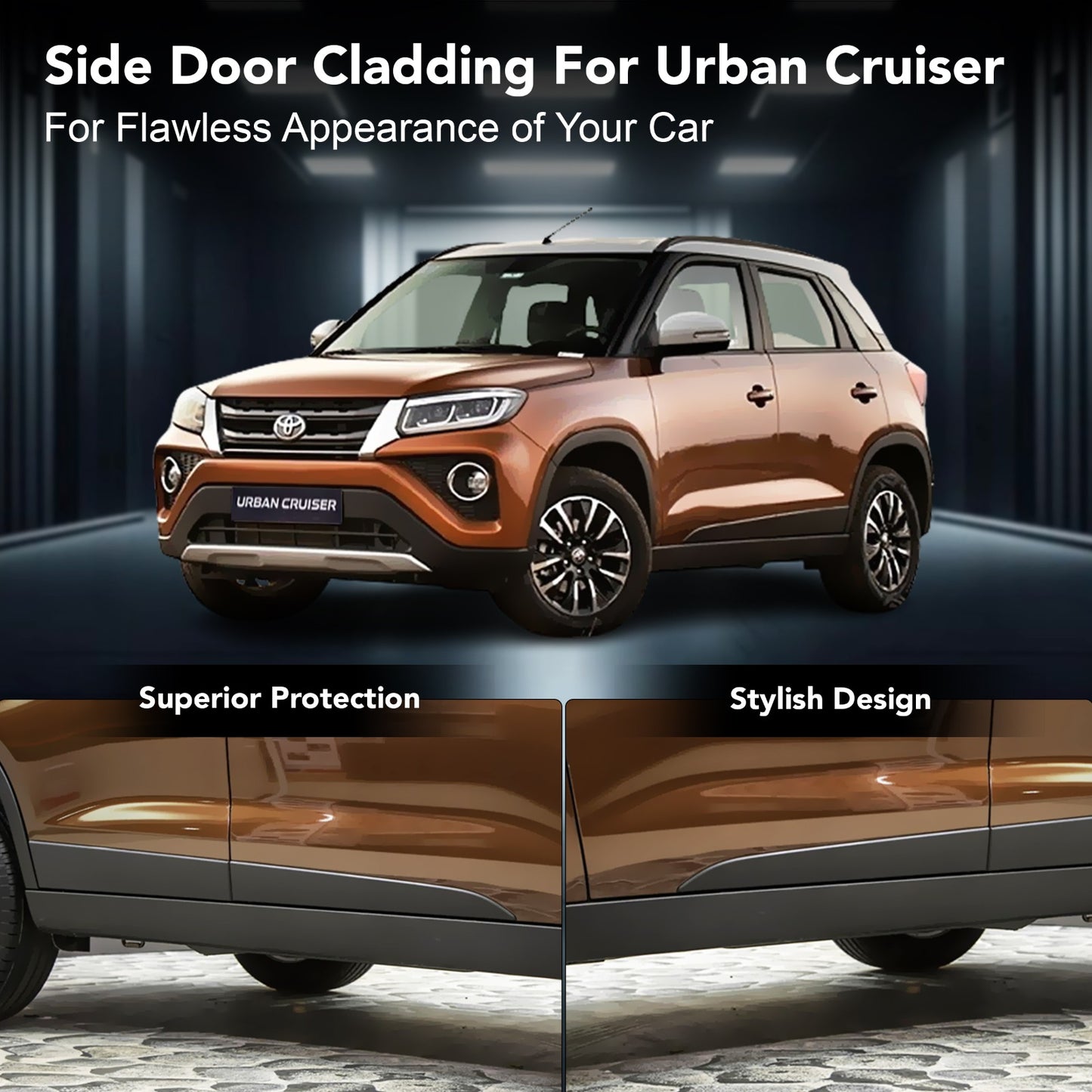 ACR Door Side Cladding | Toyota Urban Cruiser | Part No. A-P6170-WC030-A0