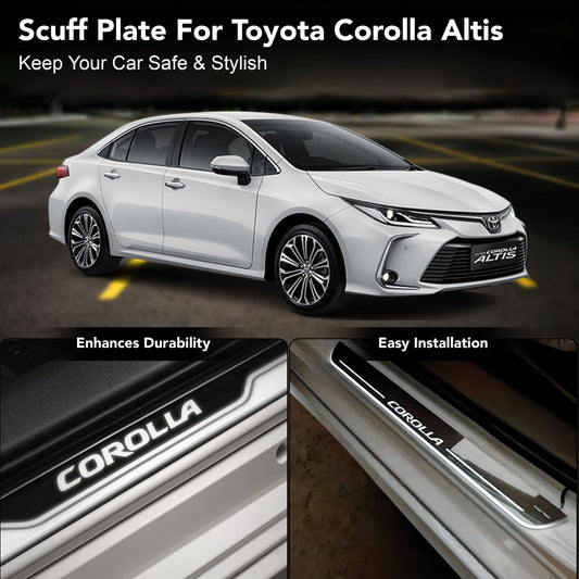 ACR Scuff Plate for Toyota Corolla Altis | Part No. A-PZ024-12012