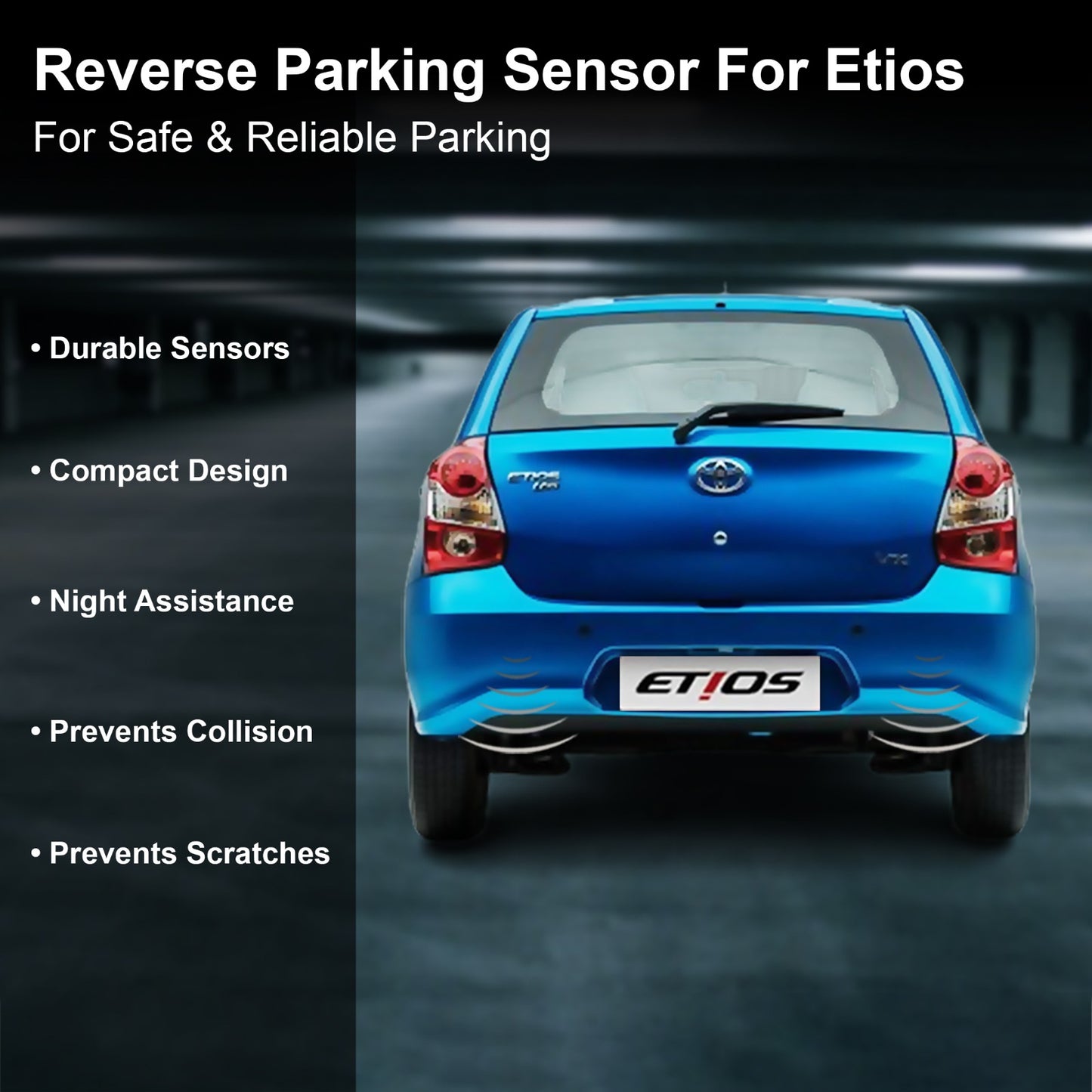 ACR Reverse Parking Sensor for Etios | Part No. A-PZ061-0D601