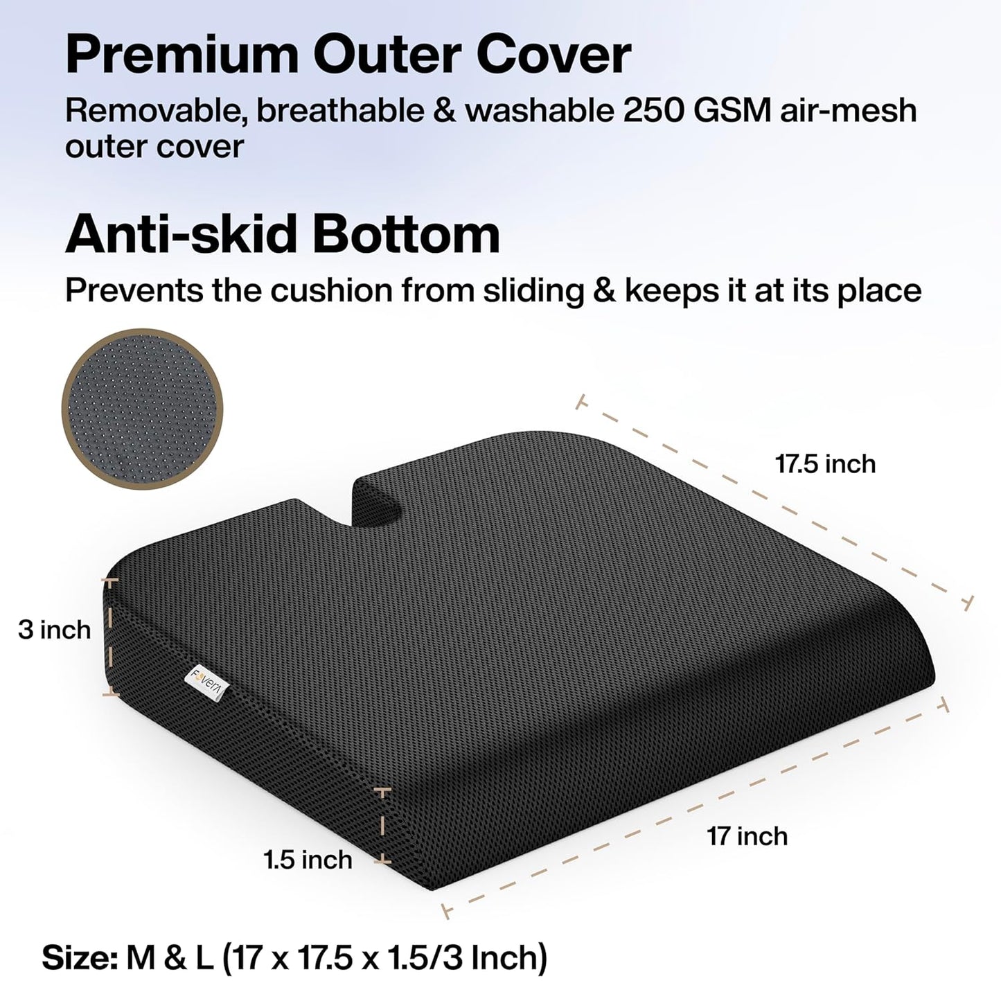 Car Seat Cushion for Long & Comfortable Drive