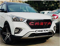 Front Grill in Red & Black for Hyundai Creta