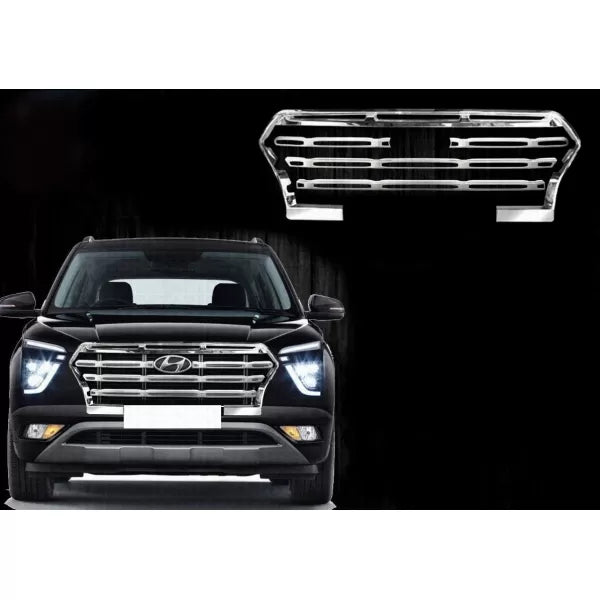 Front Radiator Grill for Hyundai Creta | Chrome Garnish