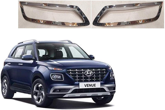 Fog lamp For Hyundai Venue 2019 | Chrome Garnish